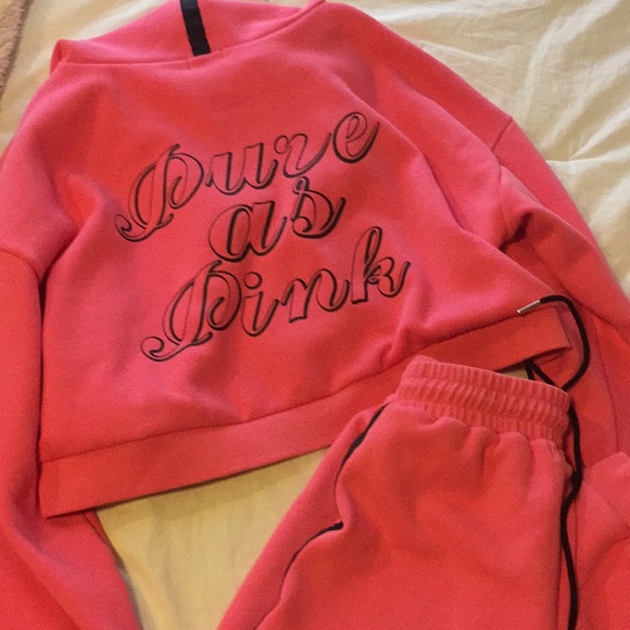 Tiger Mist Pants - Pink sweat suit